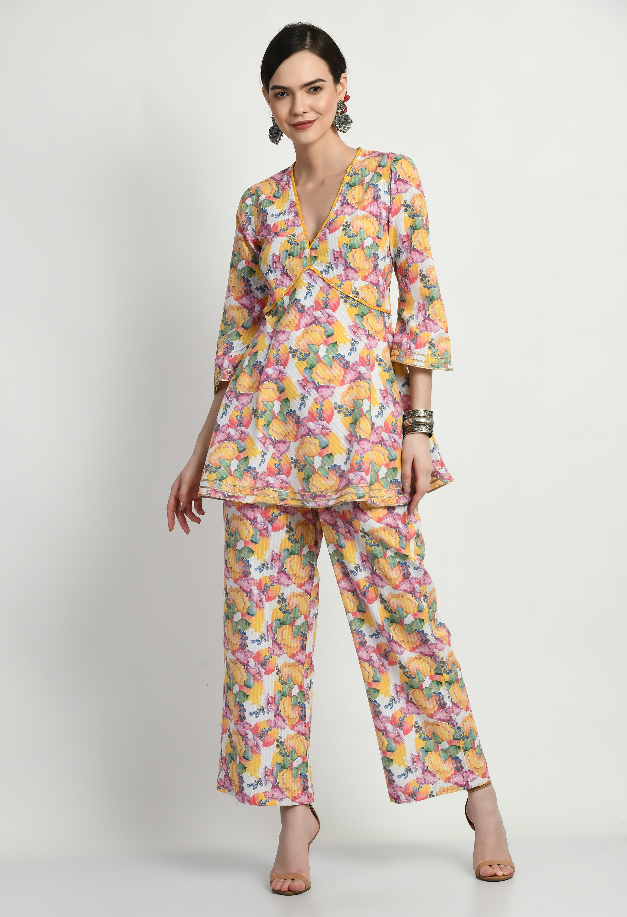 Aaliya Cotton Top Set | Top Bottom Sets for Women